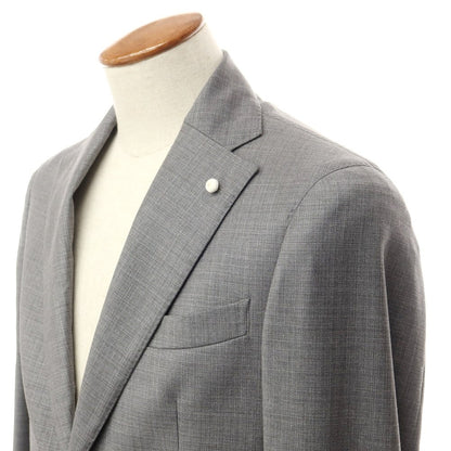 [New] Luigi Bianchi Mantova Wool 2B Tailored Jacket Gray [Size 46] [GRY] [S/S] [Condition Rank N] [Men&