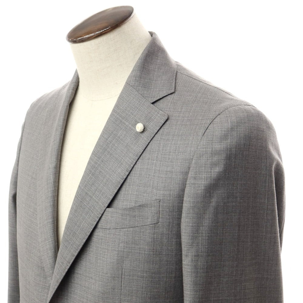 [New] Luigi Bianchi Mantova Wool 2B Tailored Jacket Gray [Size 48] [GRY] [S/S] [Condition Rank N] [Men&