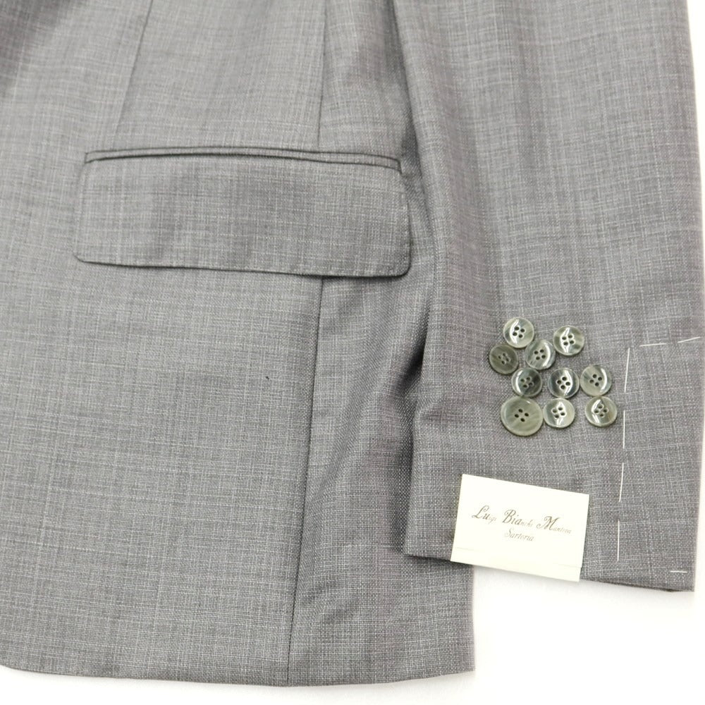 [New] Luigi Bianchi Mantova Wool 2B Tailored Jacket Gray [Size 48] [GRY] [S/S] [Condition Rank N] [Men&