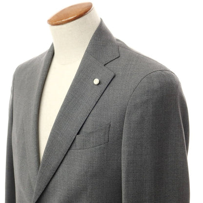 [New] Luigi Bianchi Mantova Wool 2B Tailored Jacket Gray [Size 46] [GRY] [S/S] [Condition Rank N] [Men&