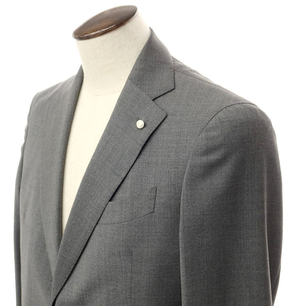 [New] Luigi Bianchi Mantova Wool 2B Tailored Jacket Gray [Size 50] [GRY] [S/S] [Condition Rank N] [Men&