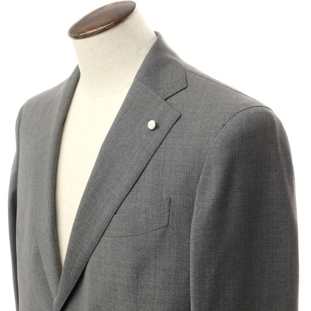 [New] Luigi Bianchi Mantova Wool 2B Tailored Jacket Gray [Size 52] [GRY] [S/S] [Condition Rank N] [Men&