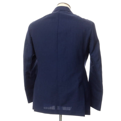 [New] Luigi Bianchi Mantova Wool Linen 2B Tailored Jacket Navy [Size 50] [NVY] [S/S] [Condition Rank N] [Men&