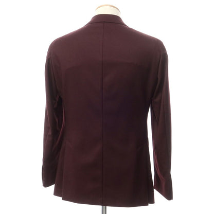 [New] Luigi Bianchi Mantova Wool Tailored Jacket Bordeaux [Size 44] [RED] [A/W] [Condition Rank N] [Men&