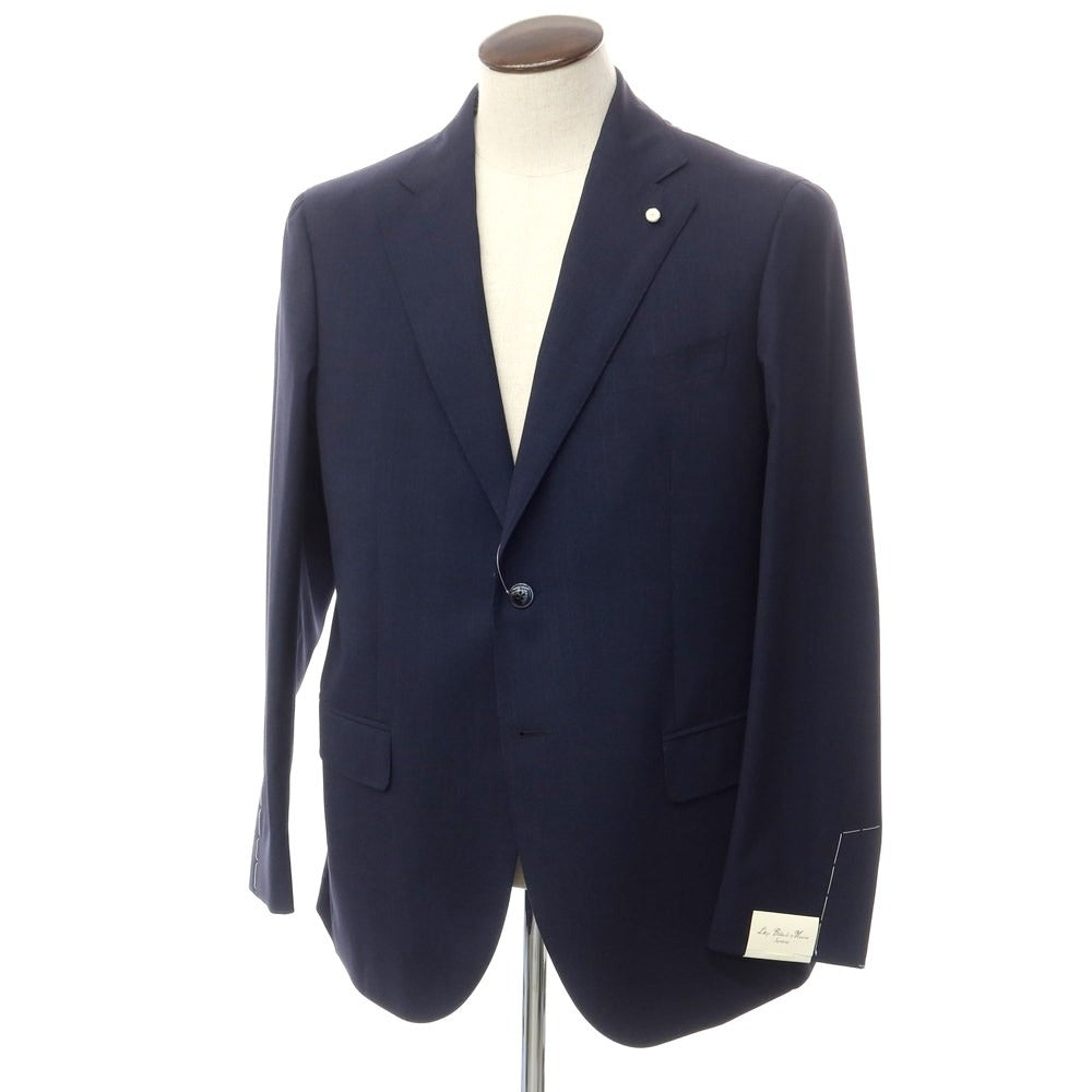 [New] Luigi Bianchi Mantova Wool Tailored Jacket Navy [Size 52] [NVY] [S/S] [Condition Rank N] [Men&