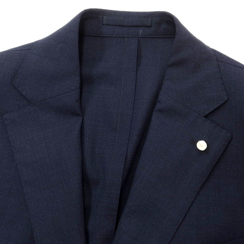 [New] Luigi Bianchi Mantova Wool Tailored Jacket Navy [Size 52] [NVY] [S/S] [Condition Rank N] [Men&