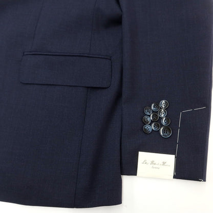 [New] Luigi Bianchi Mantova Wool Tailored Jacket Navy [Size 52] [NVY] [S/S] [Condition Rank N] [Men&