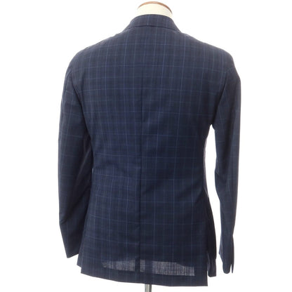 [New] Luigi Bianchi Mantova Wool Tailored Jacket Navy x Blue [Size 46] [NVY] [S/S] [Condition Rank N] [Men&