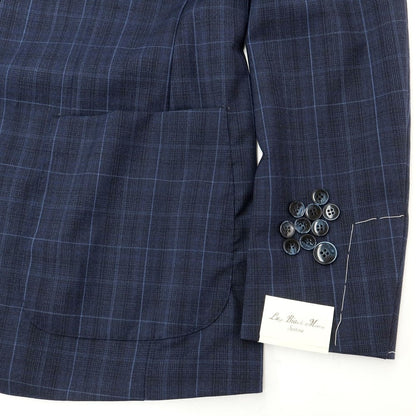 [New] Luigi Bianchi Mantova Wool Tailored Jacket Navy x Blue [Size 46] [NVY] [S/S] [Condition Rank N] [Men&