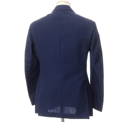 [New] Luigi Bianchi Mantova Wool Linen Tailored Jacket Navy [Size 44] [NVY] [S/S] [Condition Rank N] [Men&