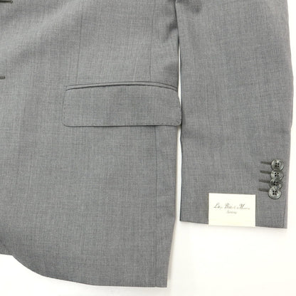 [New Outlet] Luigi Bianchi Mantova Wool 2-Button Suit, Grey [Size 50] [GRY] [S/S] [Condition Rank N-] [Men&