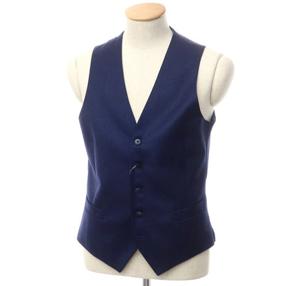 [New] Luigi Bianchi Mantova Wool Dress Gilet Navy [Size 44] [NVY] [A/W] [Condition Rank N] [Men&