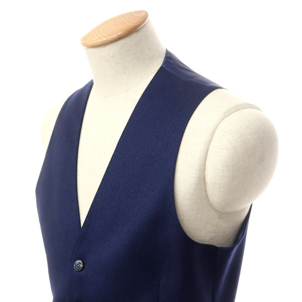 [New] Luigi Bianchi Mantova Wool Dress Gilet Navy [Size 44] [NVY] [A/W] [Condition Rank N] [Men&