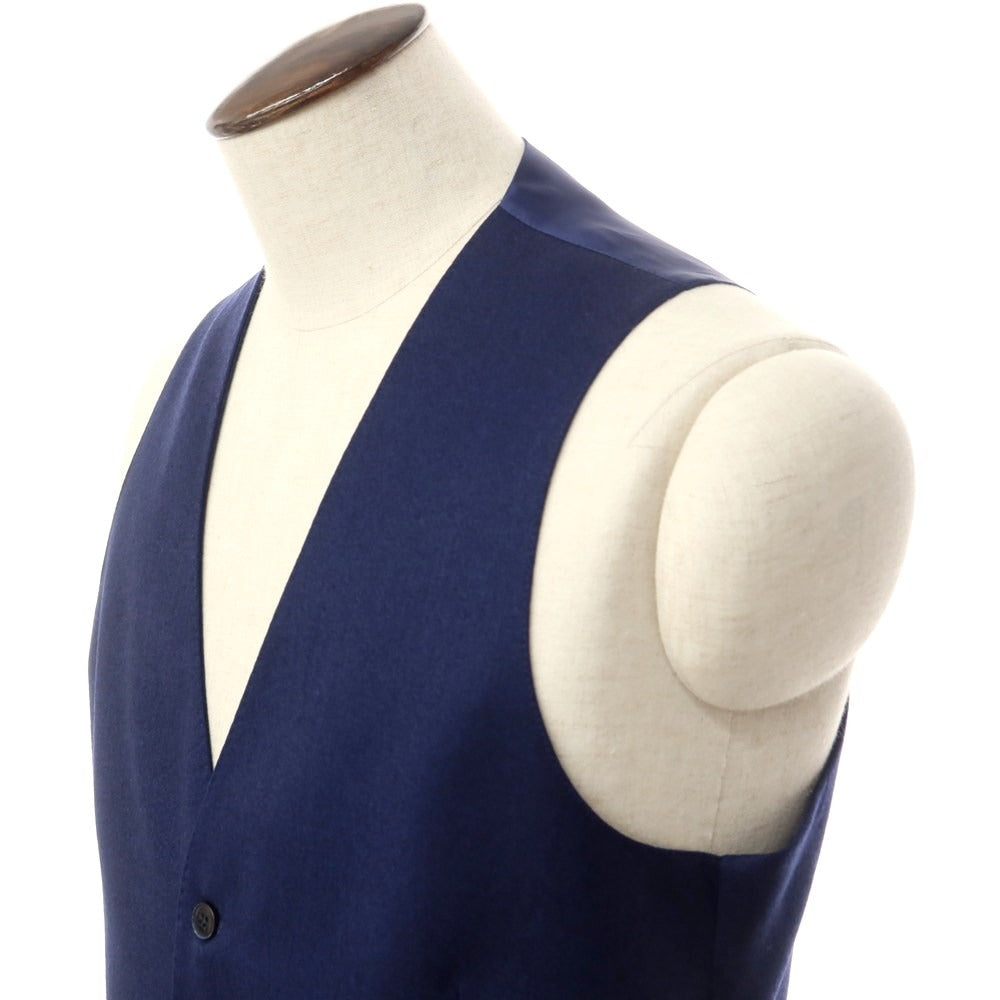 [New] Luigi Bianchi Mantova Wool Dress Gilet Navy [Size 50] [NVY] [A/W] [Condition Rank N] [Men&