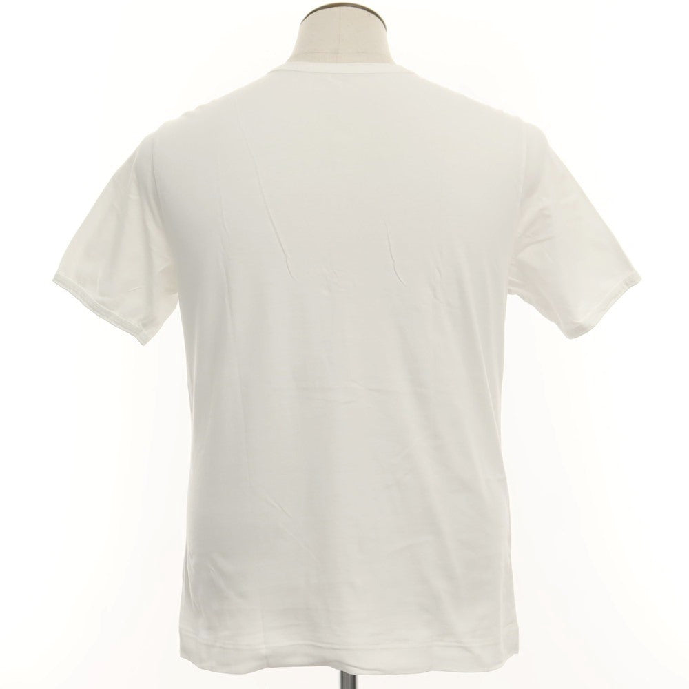 [Used] CIRCOLO 1901 Cotton Henley Neck Short Sleeve T-Shirt White [Size L] [WHT] [S/S] [Condition Rank C] [Men&