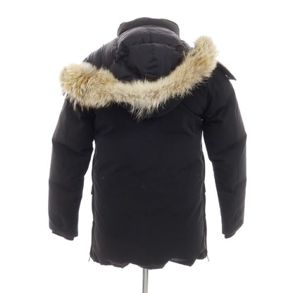 【中古】カナダグース CANADA GOOSE ポリエステルコットン ファー付き ダウンジャケット ブラック【 S 】【 状態ランクC 】【 メンズ 】