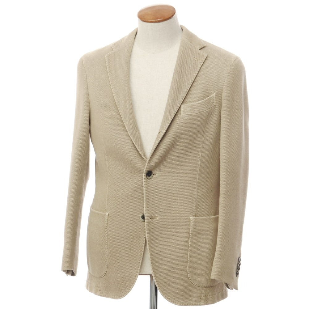 [Used] BOGLIOLI Cotton Silk Jersey Casual Jacket Beige [46] [Condition Rank C] [Men&