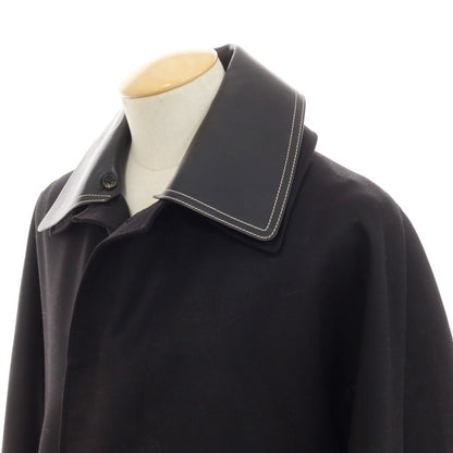 【中古】ダンヒル Dunhill ウール ステンカラーコート ブラック【サイズXS】【BLK】【A/W】【状態ランクB】【メンズ】