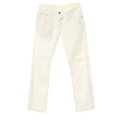 [Used] Care label Jeans Denim pants Off-white [29] [Condition rank C] [Men&