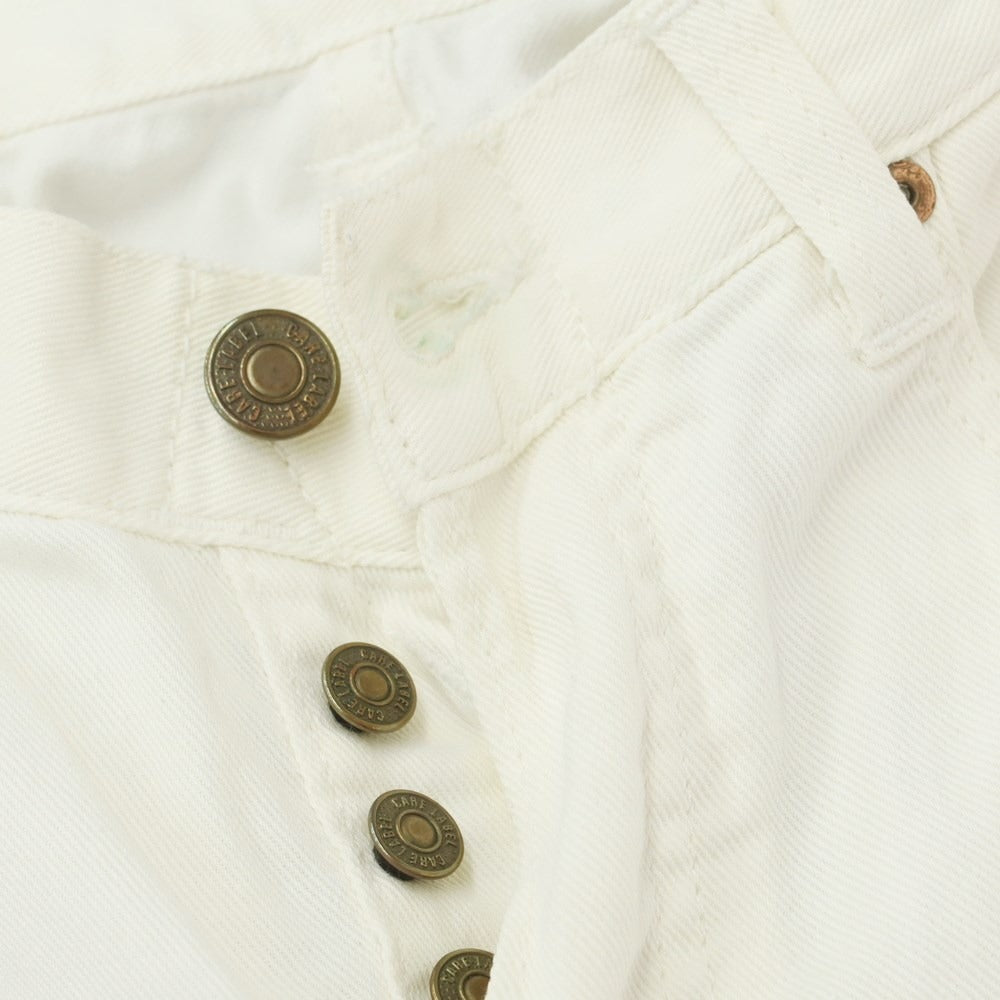 [Used] Care label Jeans Denim pants Off-white [29] [Condition rank C] [Men&