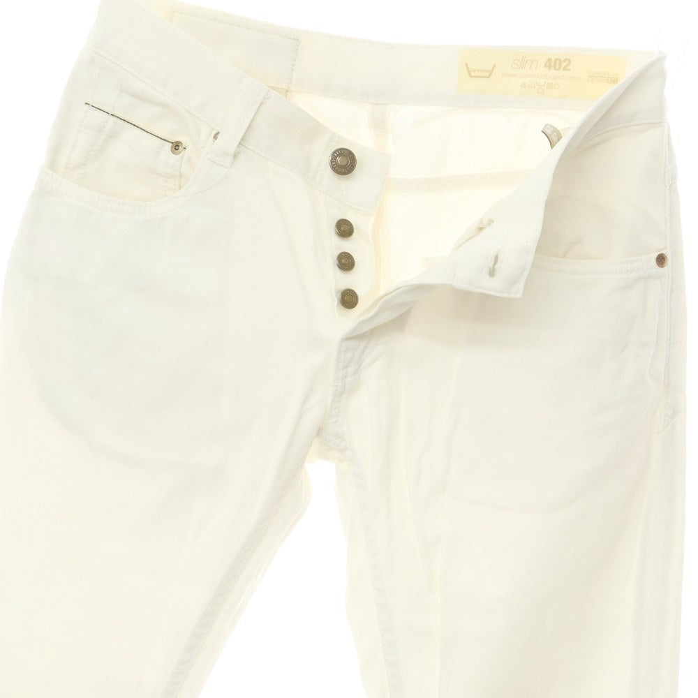 [Used] Care label Jeans Denim pants Off-white [29] [Condition rank C] [Men&