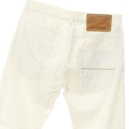 [Used] Care label Jeans Denim pants Off-white [29] [Condition rank C] [Men&