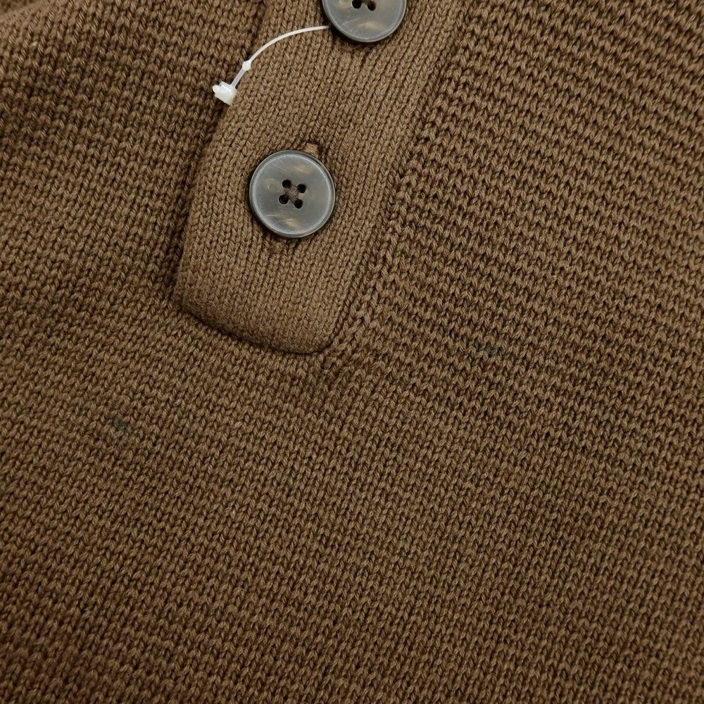 [Used] Banana Republic Cotton Stand Collar Pullover Knit Brown [Size M] [BRW] [S/S] [Condition Rank B] [Men&