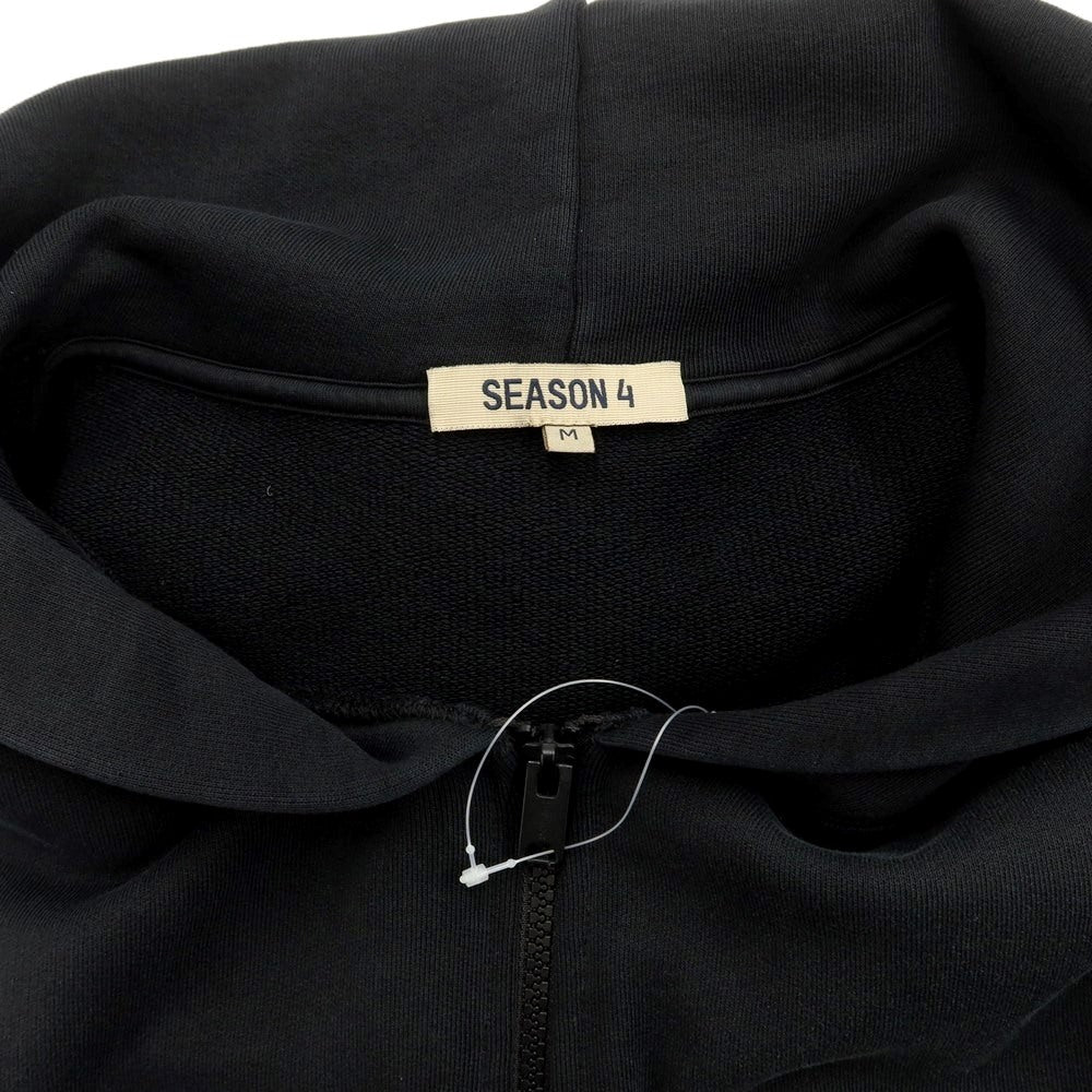 [Used] YEEZY Sweatshirt Zip-up Hoodie Black [M] [Condition Rank B] [Men&