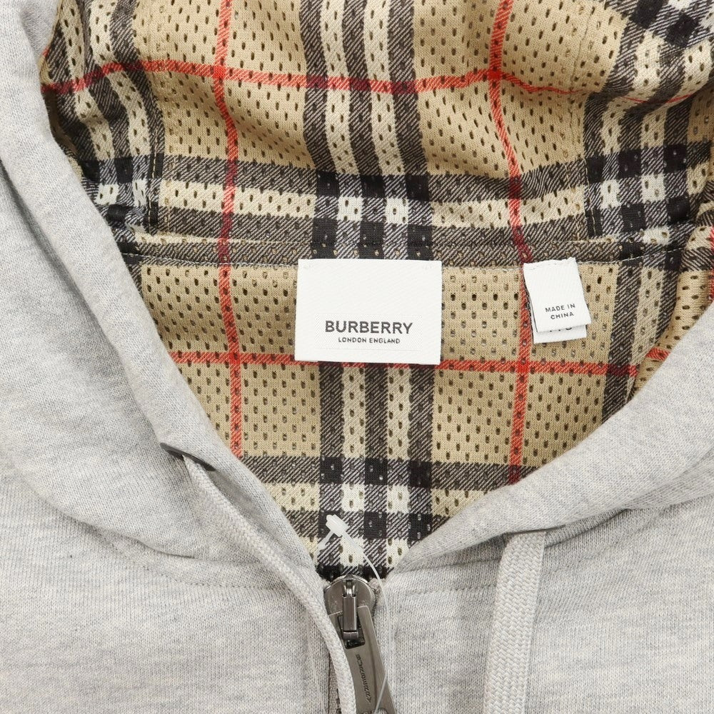 [Used] Burberry Sweatshirt Zip-up Hoodie Grey [XXL] [Condition Rank B] [Men&