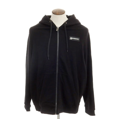 [Used] Burberry Sweatshirt Zip-up Hoodie Black [XXL] [Condition Rank B] [Men&