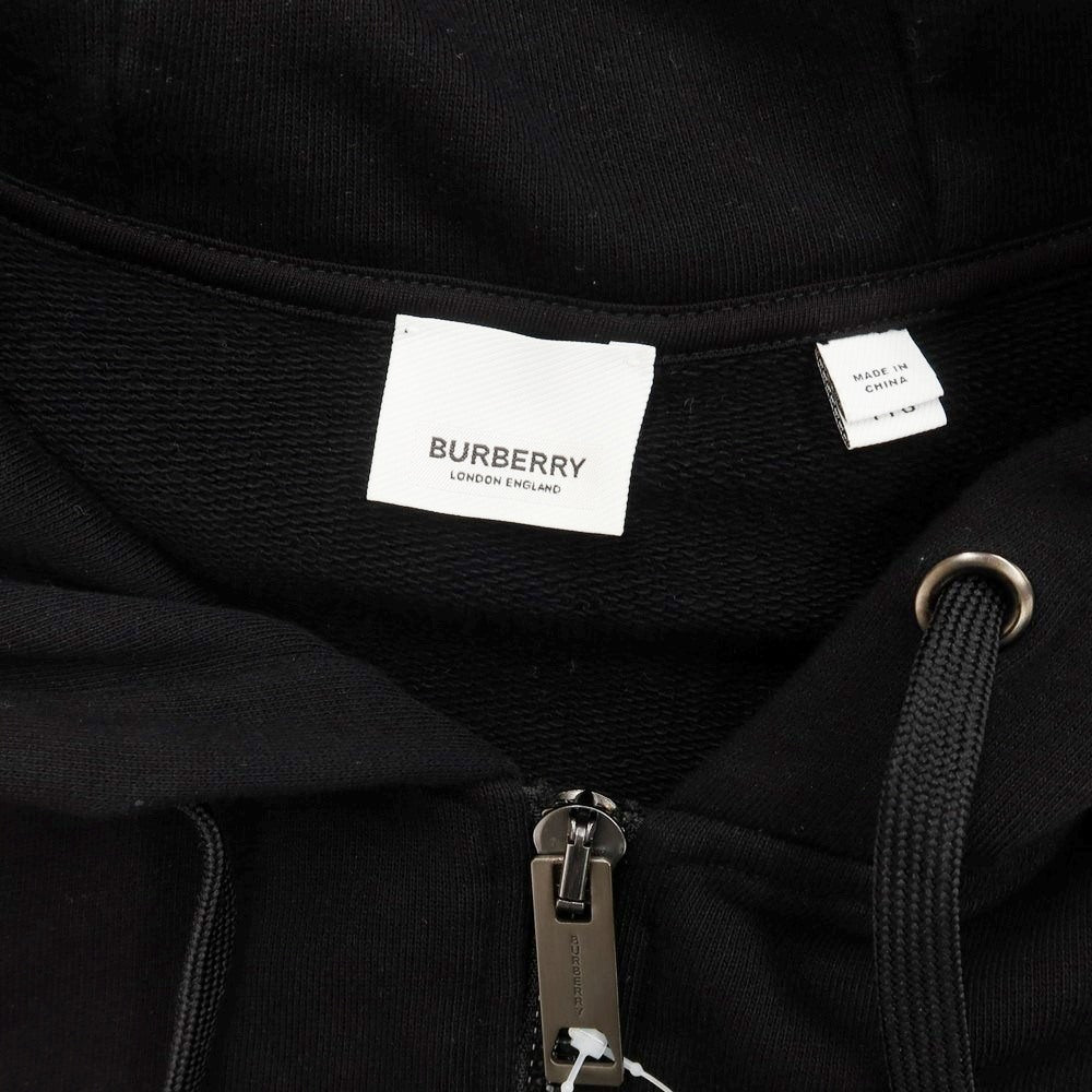 [Used] Burberry Sweatshirt Zip-up Hoodie Black [XXL] [Condition Rank B] [Men&