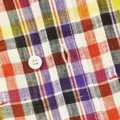 [Used] JUNYA WATANABE MAN Spring/Summer 2013 Linen Horizontal Collar Casual Shirt Multicolor [M] [Condition Rank B] ​​[Men&