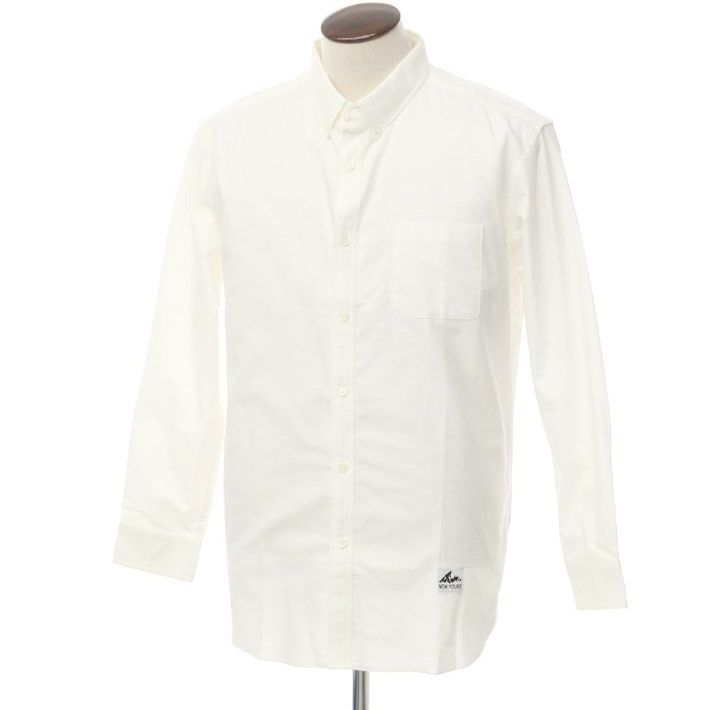 [Used] Mr. GENTLEMAN Cotton Button-down Casual Shirt White [XXL] [Condition Rank B] ​​[Men&