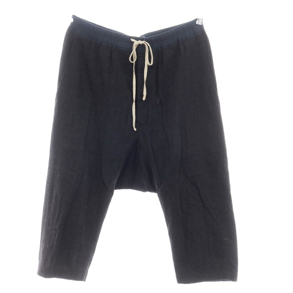 【中古】リックオウエンス Rick Owens ウール サルエルパンツ チャコールグレー【サイズ52】【GRY】【A/W】【状態ランクD】【メンズ】【759070】