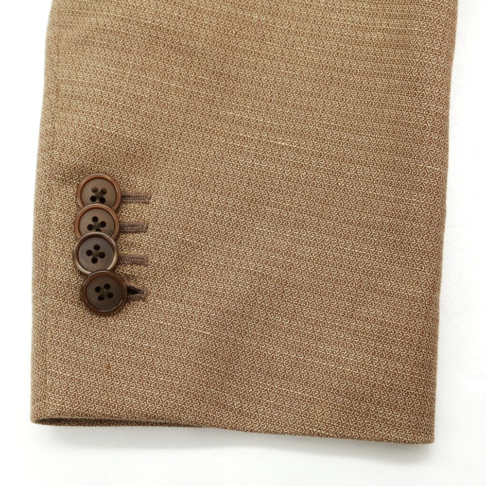 [Used] LARDINI Cotton Linen 3B Casual Jacket Light Brown [Size 44] [BRW] [S/S] [Condition Rank C] [Men&