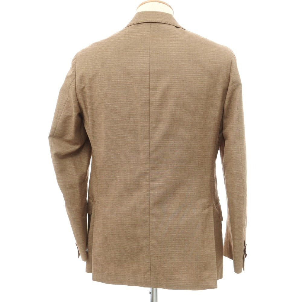 [Used] LARDINI Cotton Linen 3B Casual Jacket Light Brown [Size 44] [BRW] [S/S] [Condition Rank C] [Men&
