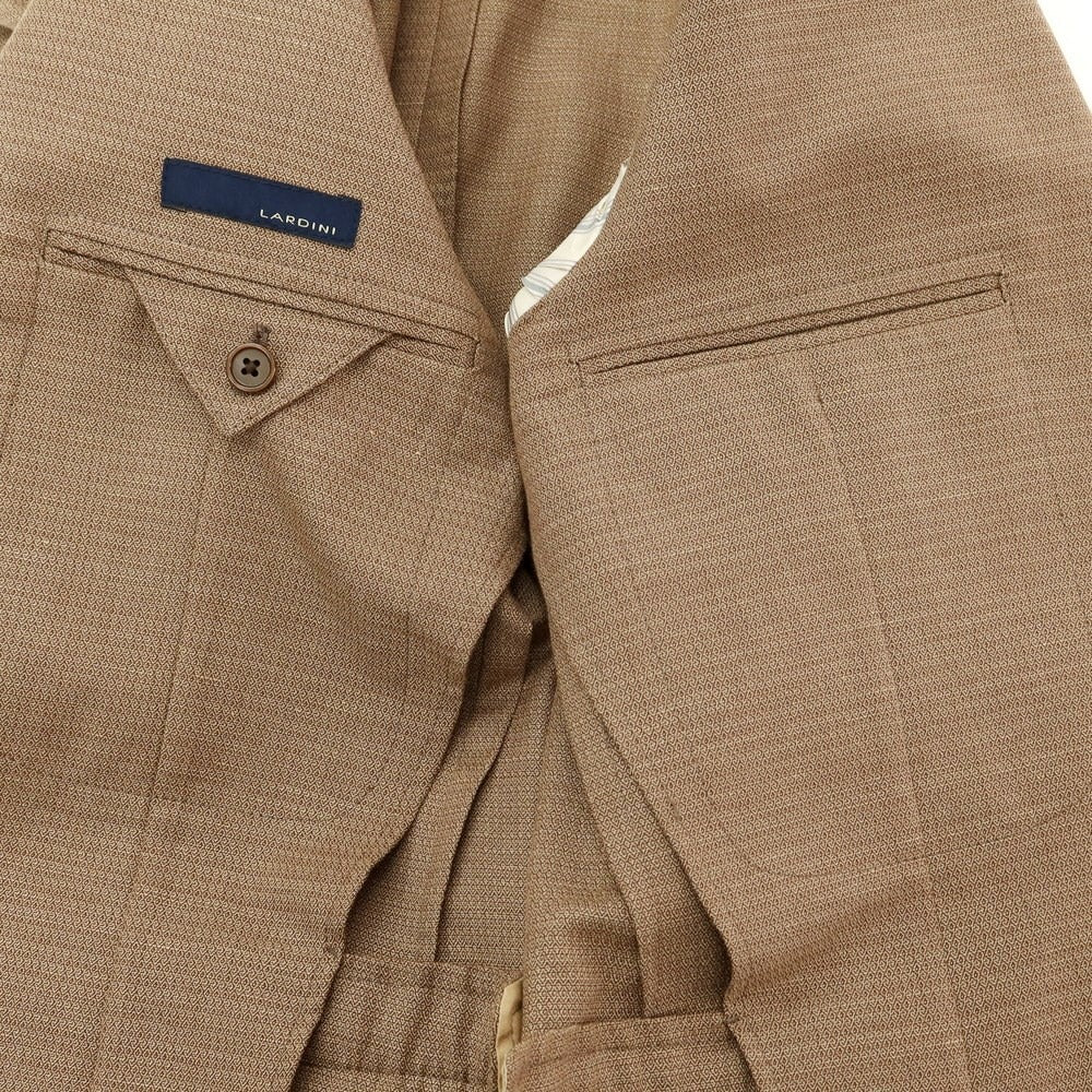 [Used] LARDINI Cotton Linen 3B Casual Jacket Light Brown [Size 44] [BRW] [S/S] [Condition Rank C] [Men&