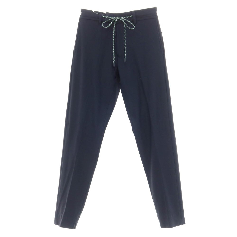 [New Outlet] LBM1911 Stretch Nylon Casual Slacks Pants Navy [Size 44] [NVY] [S/S] [Condition Rank N-] [Men&