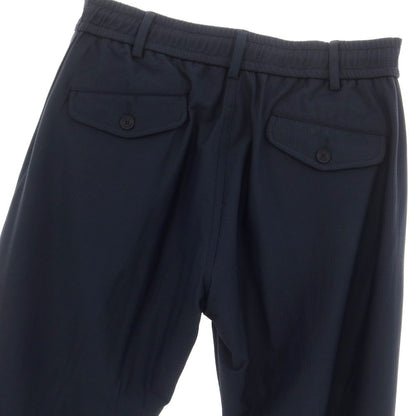 [New Outlet] LBM1911 Stretch Nylon Casual Slacks Pants Navy [Size 46] [NVY] [S/S] [Condition Rank N-] [Men&