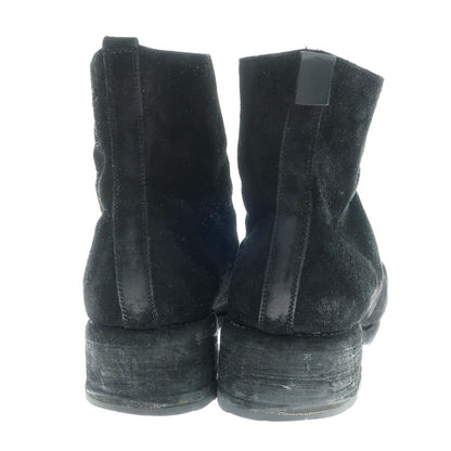 [Used] GUIDI Suede One Piece Zip-up Boots Black [43] [Condition Rank C] [Men&