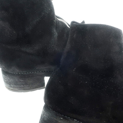 [Used] GUIDI Suede One Piece Zip-up Boots Black [43] [Condition Rank C] [Men&