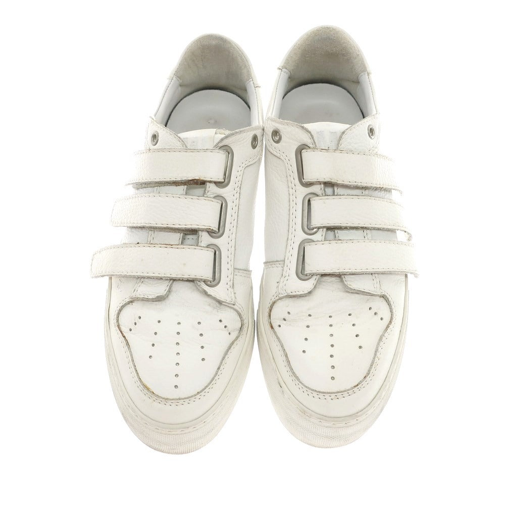 [Used] AMI Alexandre Mattiussi Leather Velcro Sneakers White [43] [Condition Rank C] [Men&