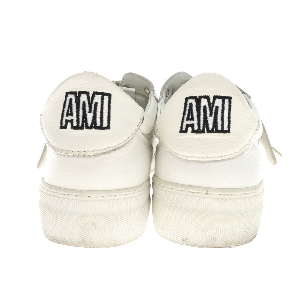 [Used] AMI Alexandre Mattiussi Leather Velcro Sneakers White [43] [Condition Rank C] [Men&