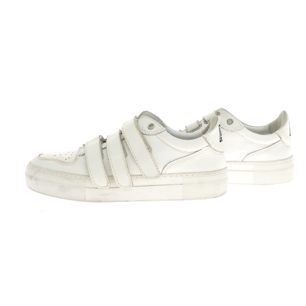 [Used] AMI Alexandre Mattiussi Leather Velcro Sneakers White [43] [Condition Rank C] [Men&