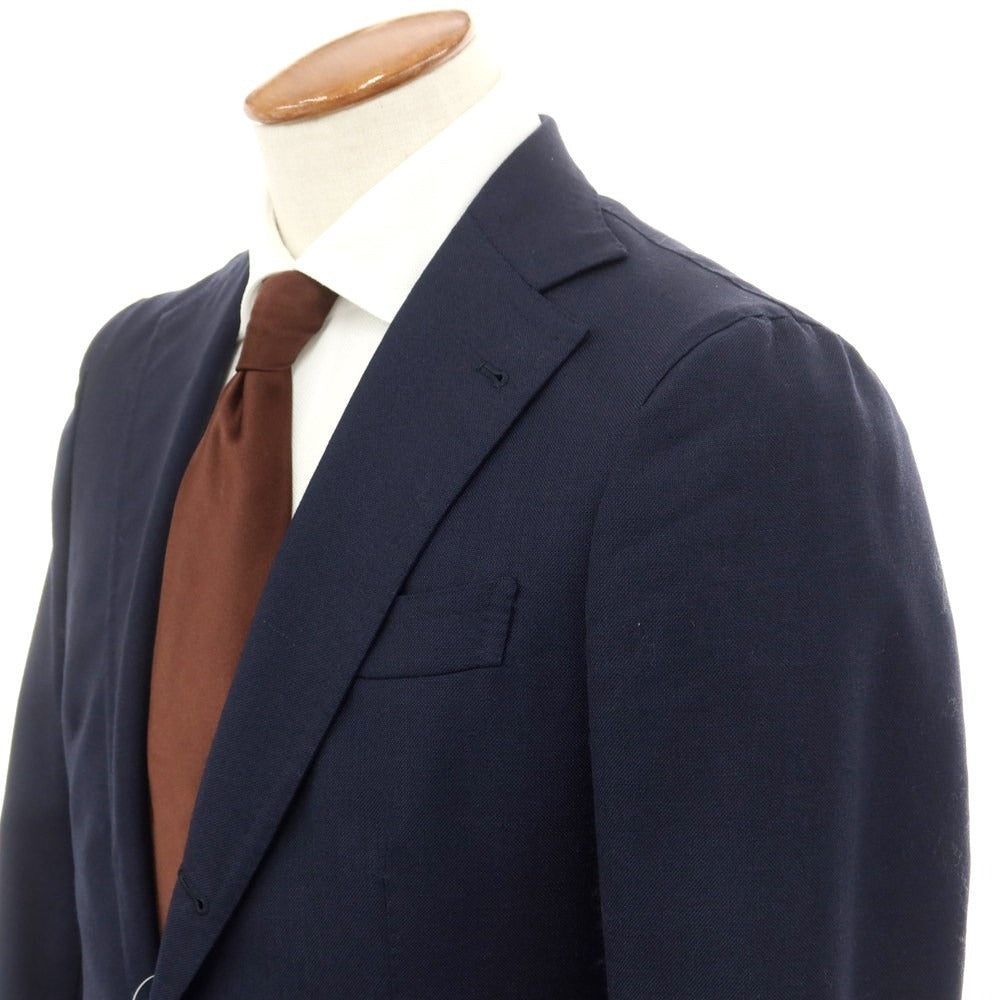 [Used] Alfonso Sirica Wool Mohair Set-up 3 Button Suit Navy [46] [Condition Rank B] ​​[Men&