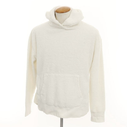 [Used] COLONY CLOTHING pile cotton pullover hoodie, white [M] [Condition: C] [Men&