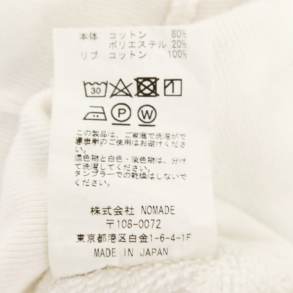 [Used] COLONY CLOTHING pile cotton pullover hoodie, white [M] [Condition: C] [Men&