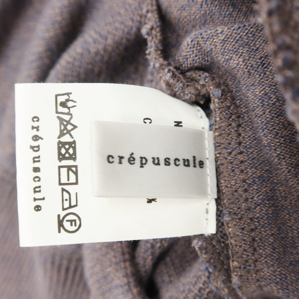 [Used] Crepuscule Cotton Cardigan Navy x Beige [2] [Condition Rank B] [Men&