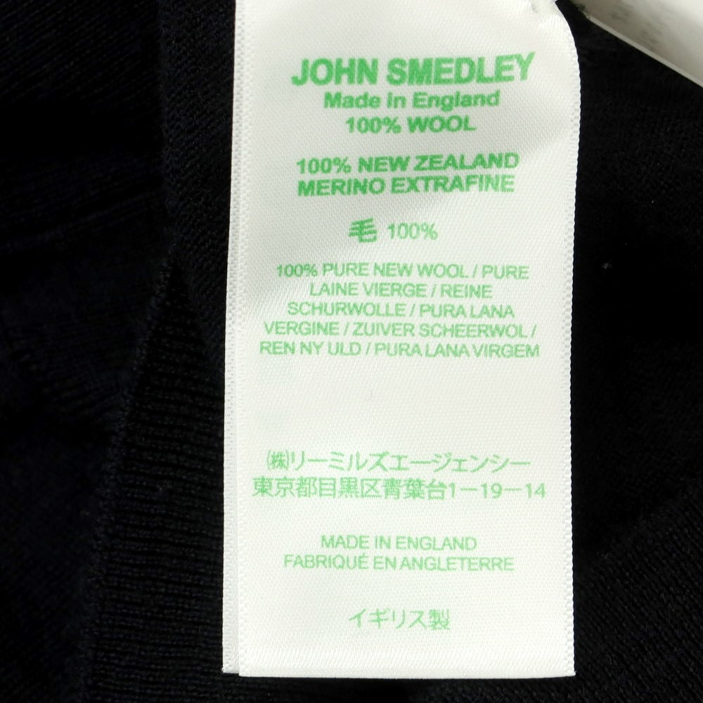 【中古】ジョンスメドレー JOHN SMEDLEY ハイゲージ ウール タートルネック プルオーバーニット ブラック【サイズS】【BLK】【A/W】【状態ランクB】【メンズ】【759078】