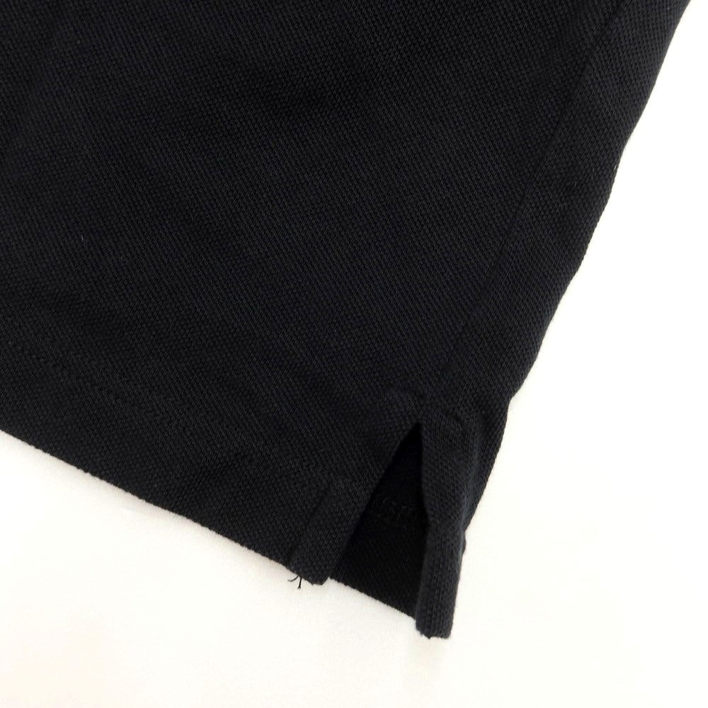 [Used] ETRO Jersey cotton short sleeve polo shirt, black [S] [Condition rank C] [Men&